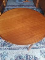 Vintage tafel rond./ ovaal Lubke, Huis en Inrichting, Ophalen, Sixties, Zo goed als nieuw, Minder dan 50 cm