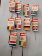 10 Speldjes VIVO vlaggen, Ophalen of Verzenden, Nieuw, Stad of Land, Speldje of Pin