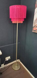 Vloerlamp goud franjes roze oranje, Huis en Inrichting, Lampen | Vloerlampen, Ophalen, 150 tot 200 cm