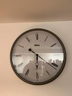 Grote Bino klok 1 meter doorsnee, Ophalen, Gebruikt, Analoog, Wandklok