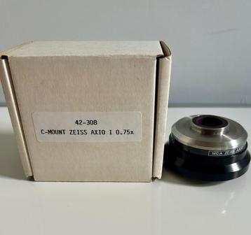 Zeiss microscope C-Mount Axio 0.75x camera adapter beschikbaar voor biedingen
