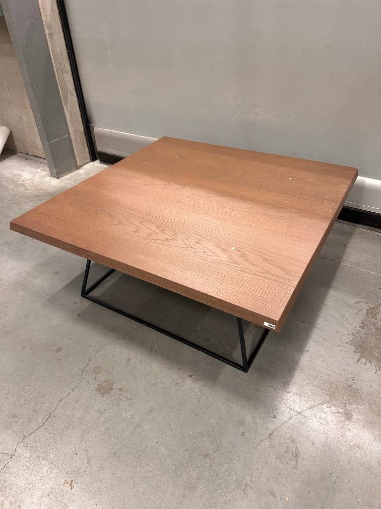 Salontafel Cyrcus van Olta afm. 100x100x38h, Ophalen, 50 tot 100 cm, Vierkant, 50 tot 100 cm