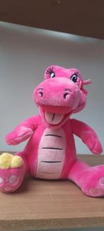 Roze Julia Julia Dinosaurus Knuffel, Ophalen of Verzenden, Zo goed als nieuw, Overige typen