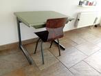 Vintage tafel met lades en stoel, Gebruikt, Ophalen, Bureau