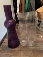Hoge vazen, Huis en Inrichting, Woonaccessoires | Vazen, Ophalen, Overige kleuren, 50 tot 75 cm, Glas