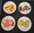 4 fruitborden, Ophalen, Zo goed als nieuw