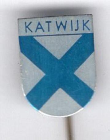 Katwijk blik stadswapen speldje ( U_486 ) beschikbaar voor biedingen