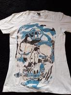 Philipp Plein Skull T-shirt Maat S, Ophalen of Verzenden, Zo goed als nieuw, Wit