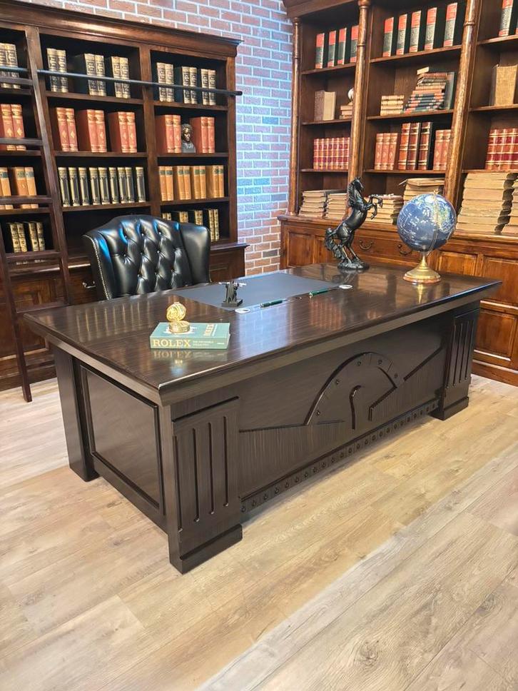 President directiebureau Amerikaans donker Mahonie, Antiek en Kunst, Antiek | Kantoor en Zakelijk, Ophalen