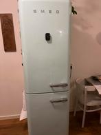 Mintgroene Smeg fab32lpg3 koelkast met groot vriesgedeelte, Witgoed en Apparatuur, Koelkasten en IJskasten, Ophalen, Gebruikt