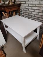 Side tafel bijzettafel krantentafel ikea wit lxbxh 90x55x49c, Ophalen, Gebruikt, 25 tot 50 cm, Rechthoekig