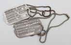 US WWII Dogtag Set, 71st Infantry Division, Combat Inf Badge, Ophalen of Verzenden, Landmacht, Amerika, Kleding of Schoenen