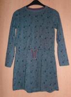 Grijze Hema jurk maat 158/164 bedrukt met zwarte boompjes, Kinderen en Baby's, Kinderkleding | Maat 158, Ophalen of Verzenden