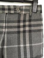 C1036 Burberry maat XS=34 wollen pantalon broek grijs wol, Kleding | Dames, Broeken en Pantalons, Kort, Ophalen of Verzenden, Zo goed als nieuw