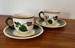 Villeroy & Boch kopjes met schotels 2x, Ophalen of Verzenden