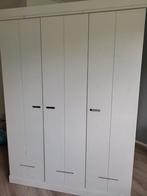 Kledingkast wit Woood, Huis en Inrichting, Kasten | Kledingkasten, Ophalen, Gebruikt, 100 tot 150 cm, 150 tot 200 cm
