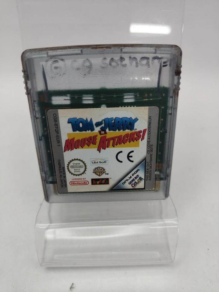 Tom and Jerry in Mouse Attacks! Gameboy Color, Spelcomputers en Games, Games | Nintendo Game Boy, Zo goed als nieuw, Avontuur en Actie
