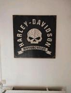 Groot stoer Harley Davidson bord !, Ophalen, Gebruikt, Schilderij, 75 tot 100 cm
