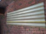 2 golfplaten kunststof lichtdoorlatend 300x 112 cm, Ophalen, Kunststof, Zwart, Zo goed als nieuw