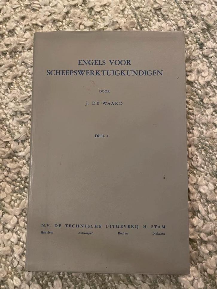 Engels voor Scheepswerktuigkundigen Deel I, Boeken, Taal | Engels, Gelezen, Non-fictie, Ophalen of Verzenden