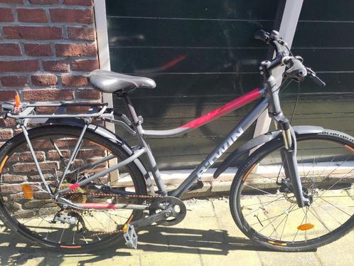 decathlon riverside 500 fiets, Fietsen en Brommers, Fietsen | Mountainbikes en ATB, Gebruikt, Overige merken, Minder dan 45 cm