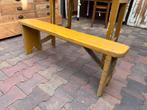 Authentiek Frans Klompenbankje - Houten Bankje 110cm br, Ophalen