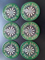 Dart onderzetters one hundred and eighty 6 stuks NIEUW, Huis en Inrichting, Ophalen of Verzenden, Nieuw, Glas of Kopje