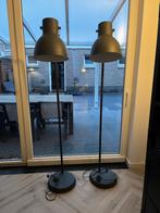 2 Vloerlampen Ikea, Huis en Inrichting, Lampen | Vloerlampen, Ophalen, Gebruikt, Metaal, 150 tot 200 cm