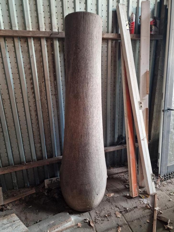 Grote Palmhouten Vaas - 1.77m, Huis en Inrichting, Woonaccessoires | Zuilen en Pilaren, Gebruikt, Ophalen