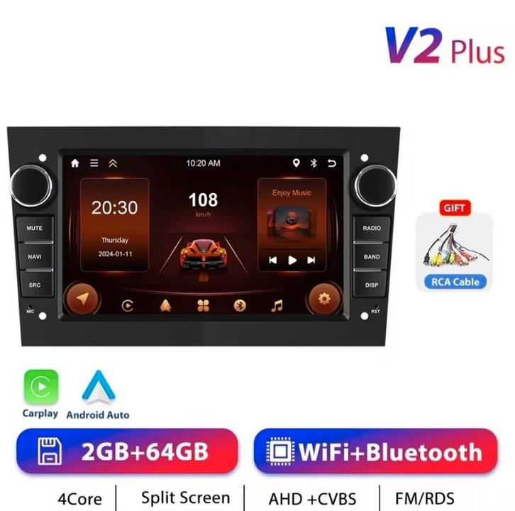 Opel Radio met CarPlay en Android Auto, Auto diversen, Autoradio's, Nieuw, Ophalen of Verzenden