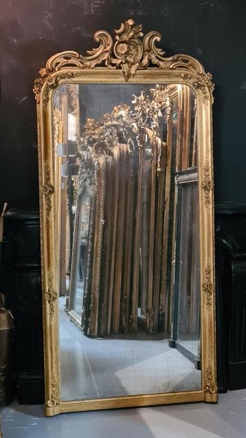 Antieke Franse kuifspiegel.. beschikbaar voor biedingen