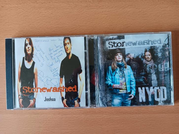2 zeer mooie originele cd's van Stonewashed met handtekening, Cd's en Dvd's, Cd's | Pop, Gebruikt, 2000 tot heden, Ophalen