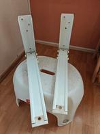 Set van twee witte muurbeugels, Ophalen of Verzenden, Gebruikt