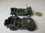 1958/1975 Dinky Toys 601 MINI MOKE + 80B JEEP (Opknappers), Ophalen of Verzenden, Gebruikt, Auto, Dinky Toys