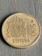 500 Peseta 1988 Spanje, Postzegels en Munten, Munten | Europa | Niet-Euromunten, Losse munt, Overige landen, Verzenden