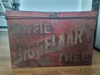 Groot Biggelaars Koffie & Thee Blik - Vintage Emaille, Antiek en Kunst, Ophalen of Verzenden