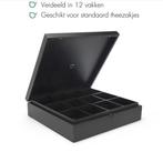 Bredemeijer Theedoos 12 vaks gesloten bamboe zw - Opruiming!, -, Verzenden, -, Nieuw