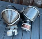 2 x Brandweer gasmasker Duits Dräger, Ophalen of Verzenden, Landmacht, Duitsland, Overige typen