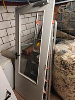 Glazen deur - doe een bod!, Ophalen, Gebruikt, 80 tot 100 cm, Binnendeur