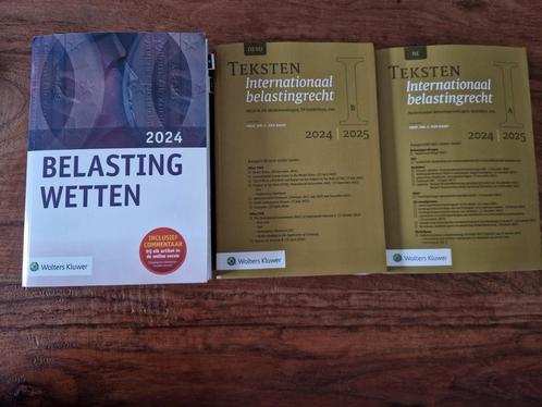 Belasting wetten '24 + Teksten internationaal belastingrecht, Boeken, Economie, Management en Marketing, Zo goed als nieuw, Ophalen of Verzenden