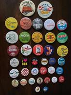 Buttons jaren 60-70 36 verschillende in mooie conditie., Verzamelen, Ophalen of Verzenden, Zo goed als nieuw, Overige onderwerpen