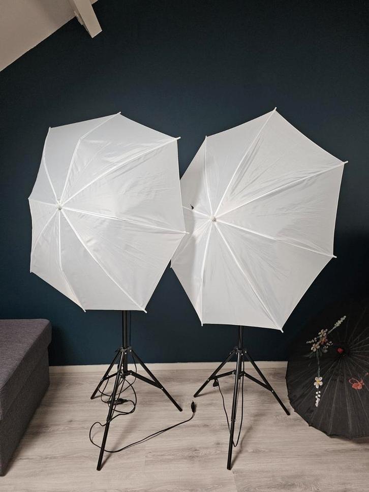 Bresser BR-2103 Daglichtset 850W, Audio, Tv en Foto, Fotografie | Fotostudio en Toebehoren, Gebruikt, Lamp of Flitsset, Ophalen