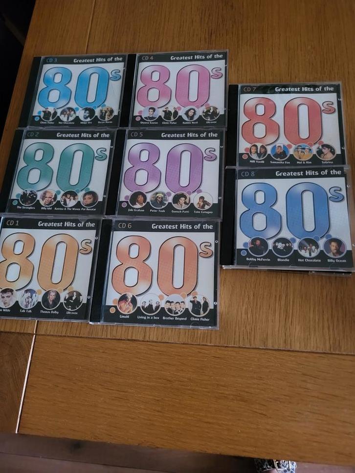 Greatest Hits of the 80s - 8 CD's, Cd's en Dvd's, Cd's | Verzamelalbums, Zo goed als nieuw, Pop, Boxset, Ophalen of Verzenden