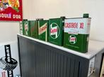 Oude Castrol 2 liter olie blikken, Verzamelen, Ophalen of Verzenden