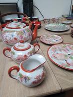 Aziatisch servies + extra wandbord, Ophalen of Verzenden