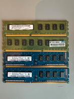 4 stuks - DDR3 geheugen - 2GB per stuk, Ophalen of Verzenden, Zo goed als nieuw, DDR3, Desktop