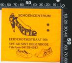 Sticker: Schoencentrum De Stapper - Sint Oedenrode (2), Verzamelen, Ophalen of Verzenden