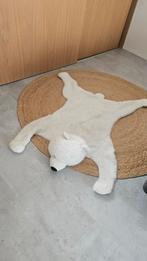 IJsbeer Kleed Wit - Kinderkamer Decoratie 100x100cm, Ophalen of Verzenden
