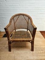 Rotan stoel, Huis en Inrichting, Ophalen, Gebruikt, Bruin, Eén