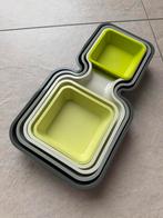 Set serveerschalen merk vacuvin afm 30 x 17 cm stapelbaar, Huis en Inrichting, Keuken | Servies, Overige materialen, Ophalen of Verzenden